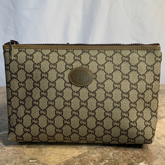 Gucci Handbags - Gucci vintage PVC pouch